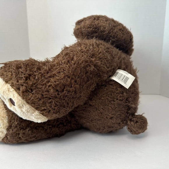 Cuddly Boutique Brown TEDDY BEAR w/paw print Wild Animal Plush 18", SUPER CUTE! - Picture 9 of 13